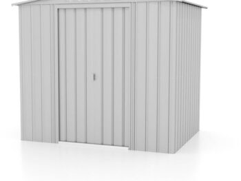 KOVINSKA VRTNA HIKA GLOBEL TOWER 86 SREBRNA 234 X G175 X V220 CM